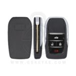 2004-2015 Toyota Camry Corolla Flip Remote Key Shell Cover 4 Button TOY43 Modified (1)
