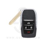 2004-2015 Toyota Camry Corolla Flip Remote Key Shell Cover 4 Button TOY43 Modified (3)
