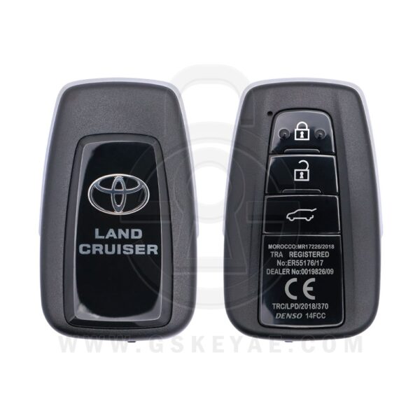 2020-2023 Toyota Land Cruiser Prado Smart Key Remote 3 Button 433MHz 89904-60V60 OEM