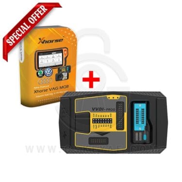 Xhorse VVDI PROG Programmer & Xhorse VAG MQB Add Key and All Keys Lost License Activation