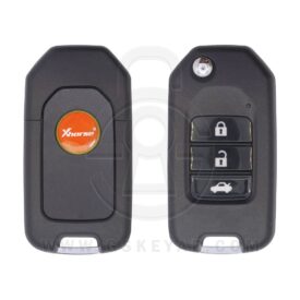 Xhorse XNHO00EN Universal Wireless Flip Key Remote 3 Buttons Honda Type For VVDI Tools
