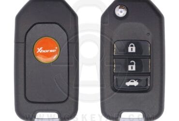 Xhorse XNHO00EN Universal Wireless Flip Key Remote 3 Buttons Honda Type For VVDI Tools