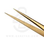Bestool BST-SS-SA Gold Plated Tip Tweezers (2)