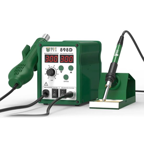 Bestool BST-898D Hot Air Gun Soldering Station With 2 Led Displays