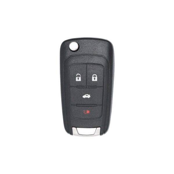 2010-2019 Chevrolet Cruze Camaro Malibu Flip Key Remote 315MHz 4 Button PCF7937E Chip 13501913 USED (1)