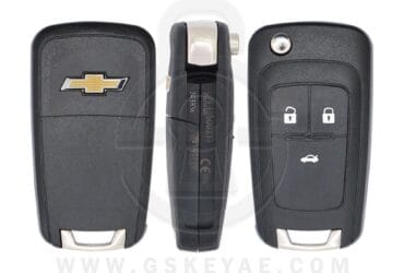 2010-2014 Chevrolet Cruze Smart Flip Key Remote 3 Button 433MHz 13500217 USED