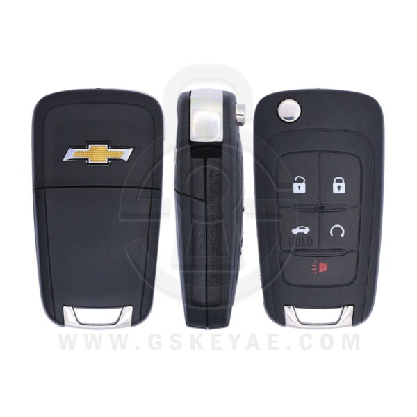 2014-2015 Chevrolet Malibu Impala Smart Flip Key Remote 5 Button 433MHz 5912546 USED