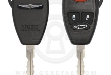 Clé télécommande d'origine Chrysler/Jeep/Dodge 2005-2014 4 boutons 315MHz 5175815AA UTILISÉE