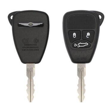 2007-2012 Genuine Chrysler Pacifica Remote Head Key 3 Buttons 433MHz 56040653AD USED