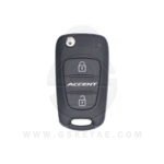 2012-2013 Genuine Hyundai Accent Flip Key Remote 2 Button 433MHz 95430-1R110 USED (1)