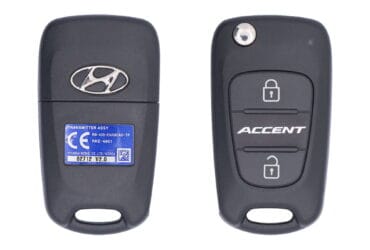 2012-2013 Genuine Hyundai Accent Flip Key Remote 2 Button 433MHz 95430-1R110 USED