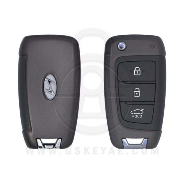 2021 Genuine Hyundai Accent Flip Key Remote 3 Button 433MHz 95430-H6700 USED