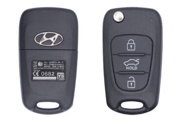2012-2013 Genuine Hyundai Elantra Flip Key Remote 433MHz 3 Button PCF7936 Chip 95430-3X100 USED