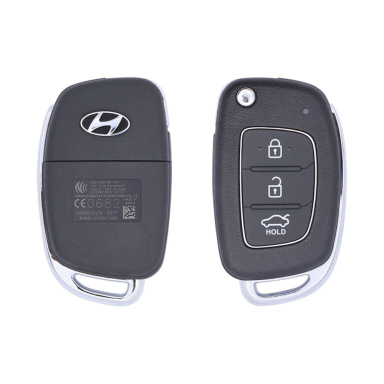 2017-2019 Genuine Hyundai Elantra Flip Key Remote 433MHz 3 Buttons 95430-F2110 OEM