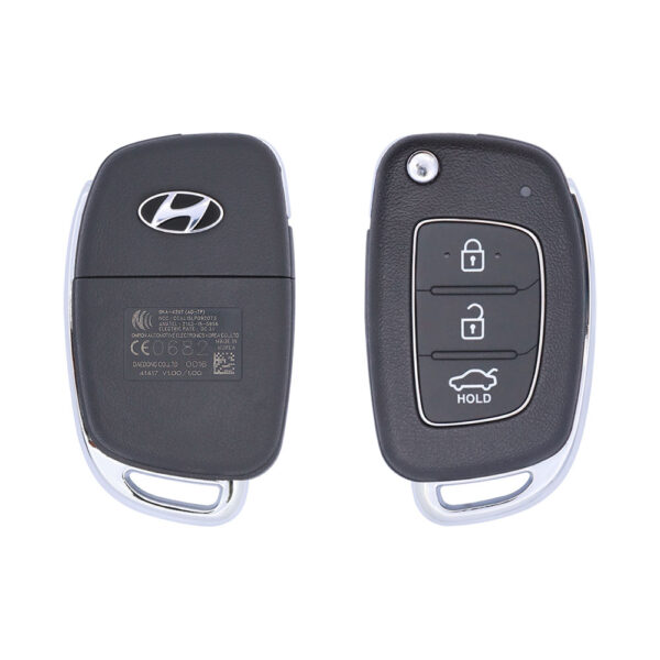 2017-2019 Genuine Hyundai Elantra Flip Key Remote 433MHz 3 Buttons 95430-F2110 USED