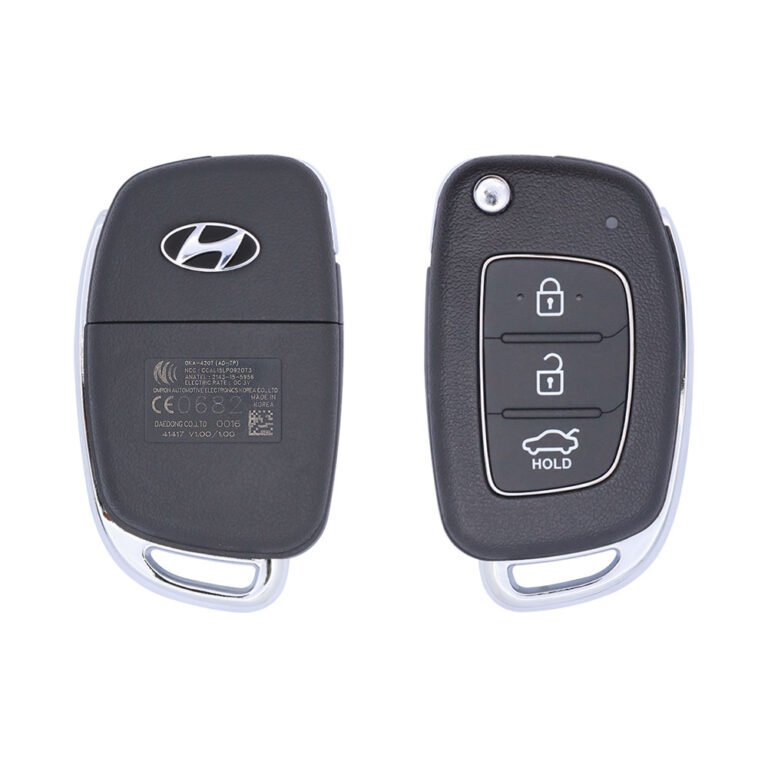 2017-2019 Genuine Hyundai Elantra Flip Key Remote 433MHz 3 Buttons 95430-F2110 USED