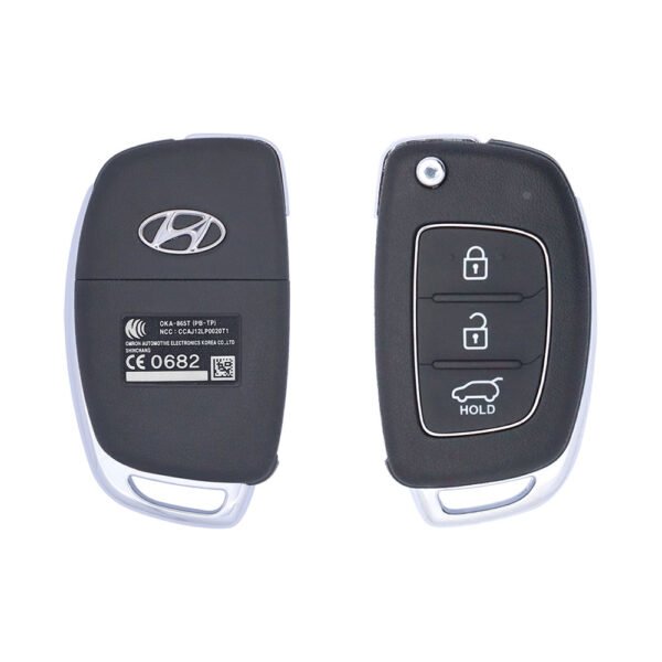 2013-2014 Genuine Hyundai I20 Flip Key Remote 433MHz 3 Buttons 95430-1JAB1 USED