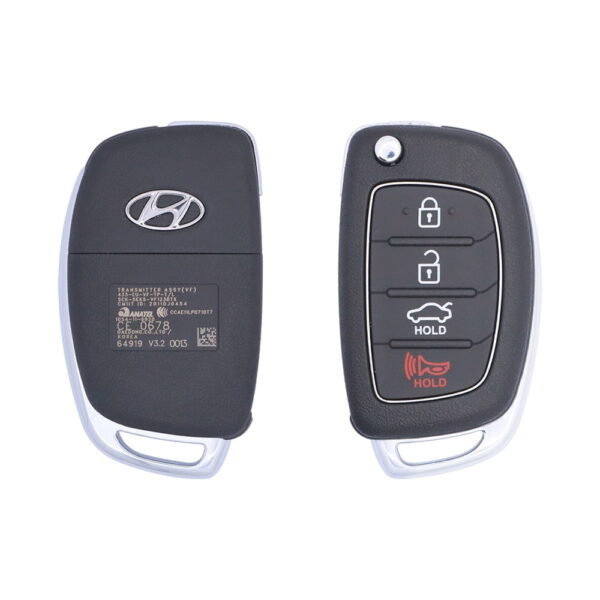2013-2015 Genuine Hyundai I40 Flip Key Remote 4 Button 433MHz 95430-3Z521 USED