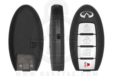 2008-2013 Infiniti G35 G37 Smart Key Remote 4 Buttons 433MHz 285E3-JL38A USED