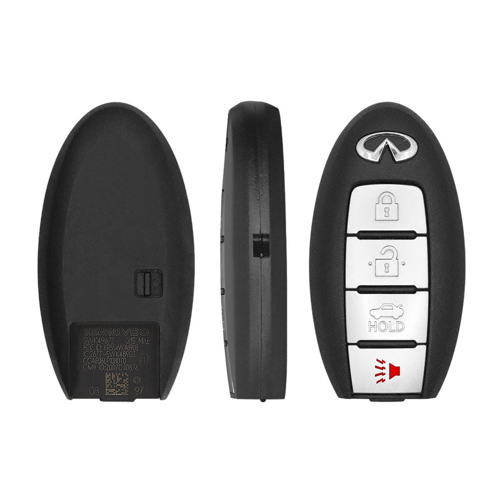 2007-2015 Genuine Infiniti G37 Q60 Smart Key Remote 4 Button 315MHz 285E3-JK65A USED