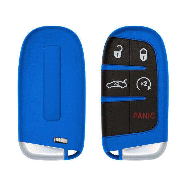2017-2021 Jeep Renegade Compass Smart Remote Key Shell Cover 5 Button Y172 Blue