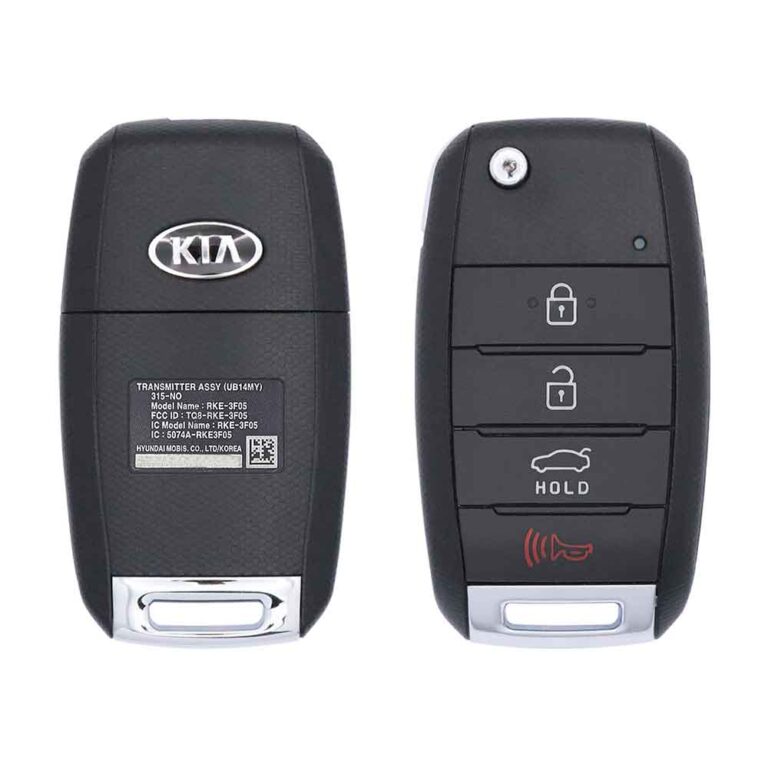 2014-2017 Genuine KIA RIO Flip Key Remote 315MHz 4 Button TQ8-RKE-3F05 95430-1W023 USED
