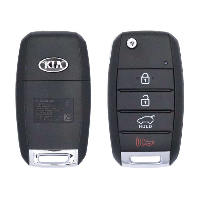 2016-2020 Genuine KIA Sportage Flip Key Remote 433MHz 4 Buttons 95430-D9100 USED