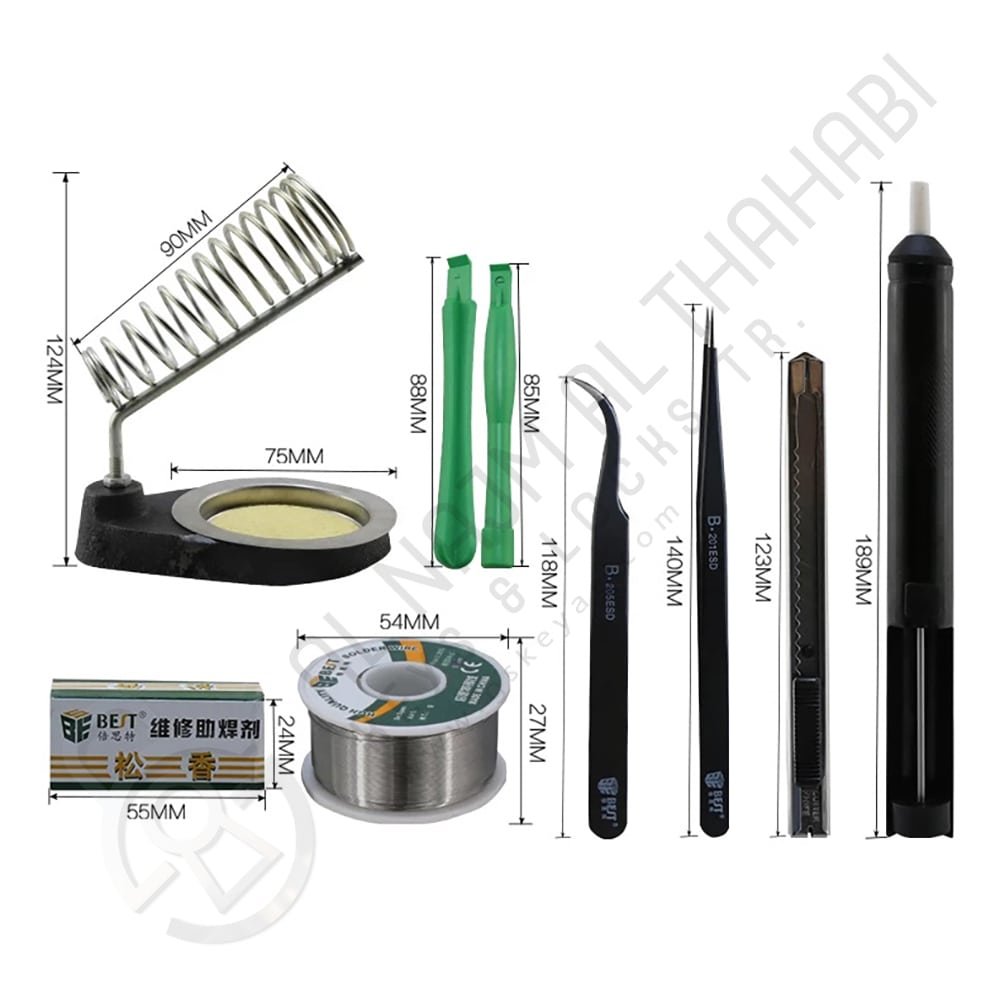 Kit d'outils de fer à souder Bestool BST-113 pour téléphones mobiles / PC / ordinateurs portables (2)