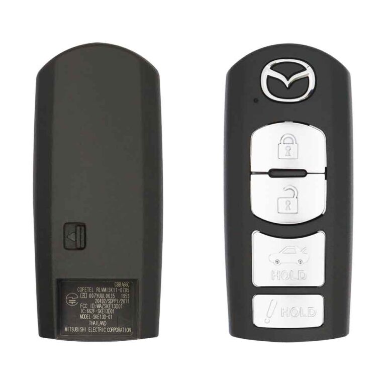2014-2019 Genuine Mazda 3 / 6 Smart Key Remote 4 Button 315MHz WAZSKE13D02 GJR9-67-5DY USED