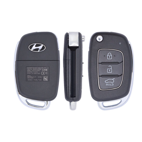 2021-2022 Genuine Hyundai Creta Flip Key Remote 3 Button 433MHz 95430-BV000 USED