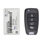 2017-2019 Genuine Hyundai Elantra GT Flip Key Remote 4 Button 433MHz OSLOKA-450T 95430-G3100 OEM (1)