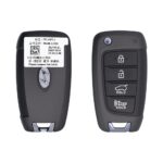 2017-2019 Genuine Hyundai Elantra GT Flip Key Remote 4 Button 433MHz OSLOKA-450T 95430-G3100 OEM American Key