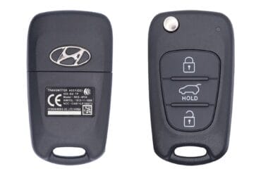 Télécommande pliante Hyundai i30 2012-2015 433MHz 3 boutons RKE-4F04 95430-A5101 (UTILISÉE)