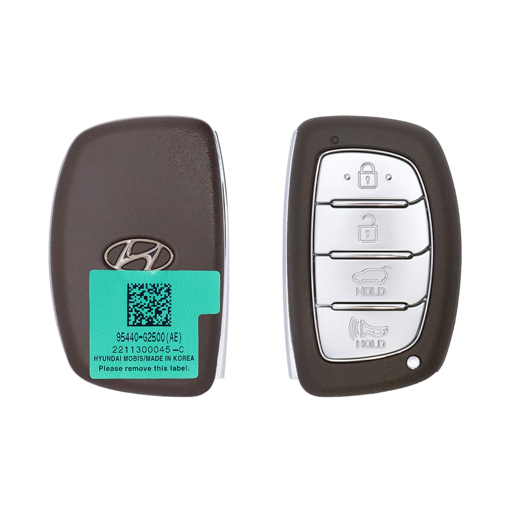 2020-2021 Hyundai Ioniq Smart Key Remote 4 Button 433MHz TQ8-FOB-4F11 95440-G2500 OEM