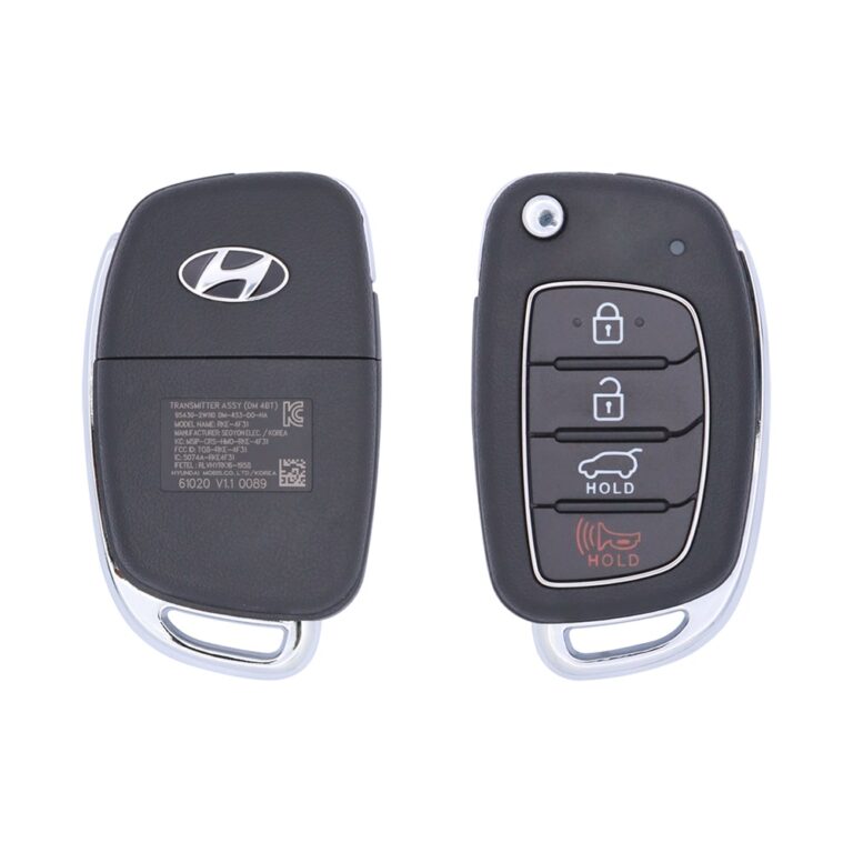 2015-2019 Hyundai Santa Fe Flip Key Remote 4 Button 433MHz TQ8-RKE-4F31 95430-2W110 USED