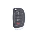 2013-2016 Hyundai Santa Fe Flip Key Remote 4 Button 315MHz TQ8-RKE-3F04 95430-4Z100 USED (1)