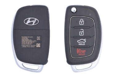 Télécommande pliante Hyundai Sonata 2015-2017 4 boutons 433MHz 95430-C1010 (UTILISÉE)