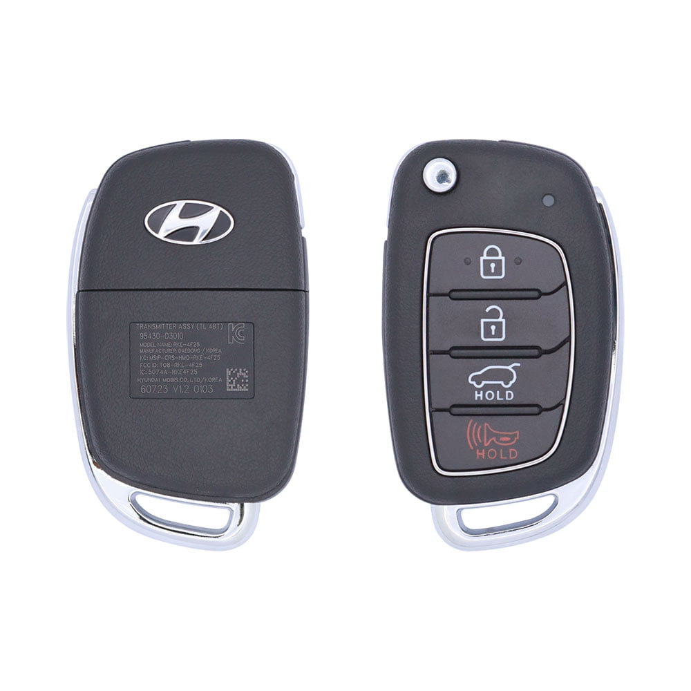 2016-2019 Genuine Hyundai Tucson Flip Key Remote 4 Button 433MHz 95430-D3010 USED