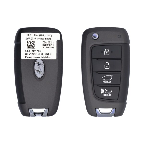 2021-2022 Genuine Hyundai Tucson Flip Key Remote 4 Button 433MHz TQ8-RKE-4F40 95430-N9010 OEM