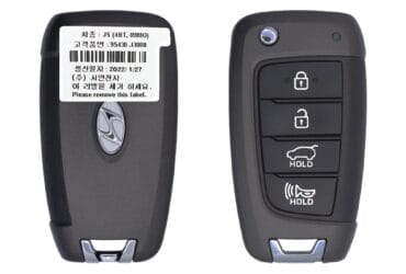 2019-2020 Hyundai Veloster Flip Key Remote 4 Button 433MHz SY5IGRGE04 95430-J3000 OEM