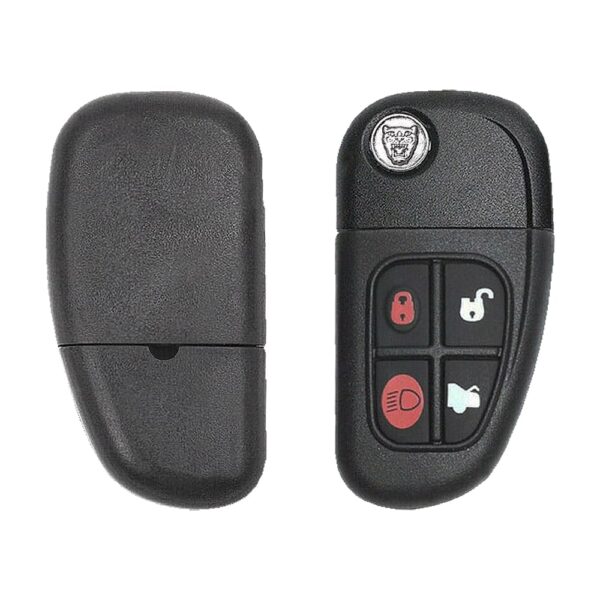 2000-2009 Jaguar X-Type S-Type Flip Key Remote 4 Button 315MHz 1X43-15K601-AD USED