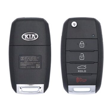 2017-2018 Genuine KIA Forte Flip Key Remote 433MHz 4 Button OSLOKA-875T 95430-A7200 USED