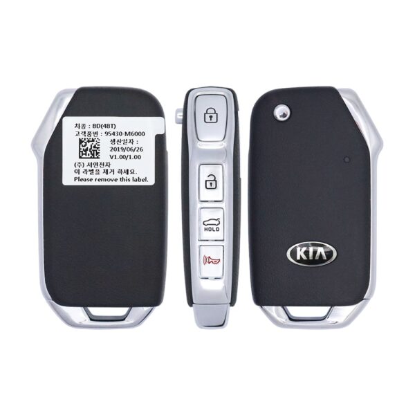 2019-2023 Genuine KIA Forte Flip Key Remote 4 Button 433MHz CQOTD00660 95430-M6000 OEM