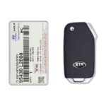 2020-2022 Genuine KIA K5 Flip Key Remote 4 Button 433MHz CQOTD00660 95430-L2000 OEM (1)