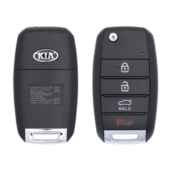2016-2020 Genuine KIA Optima Flip Key Remote 4 Button 433MHz SY5JFRGE04 95430-D4010 USED