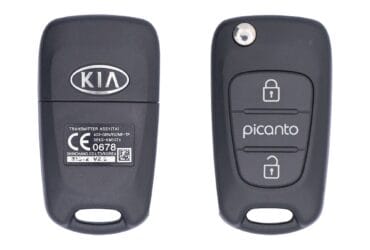 Télécommande pliante d’origine KIA Picanto 2012 2 boutons 433MHz 95430-1Y300 (UTILISÉE)