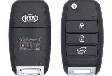 2018-2019 KIA Picanto Flip Key Remote 3 Buttons 433MHz 4D-60 Chip 95430-G6600 USED