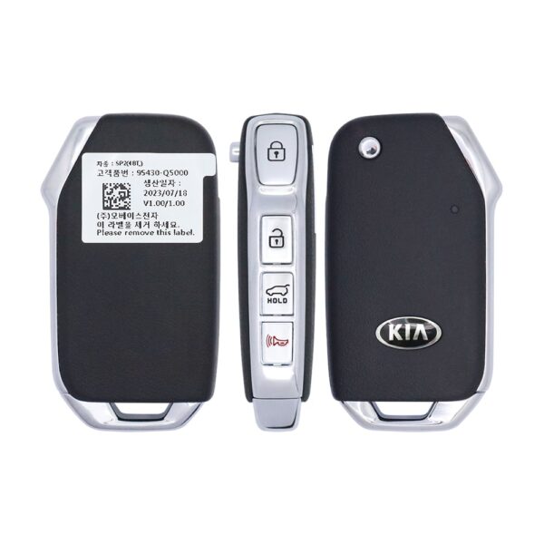 2020-2021 Genuine KIA Seltos Flip Key Remote 4 Button 433MHz NYOSYEK4TX1907 95430-Q5000 OEM