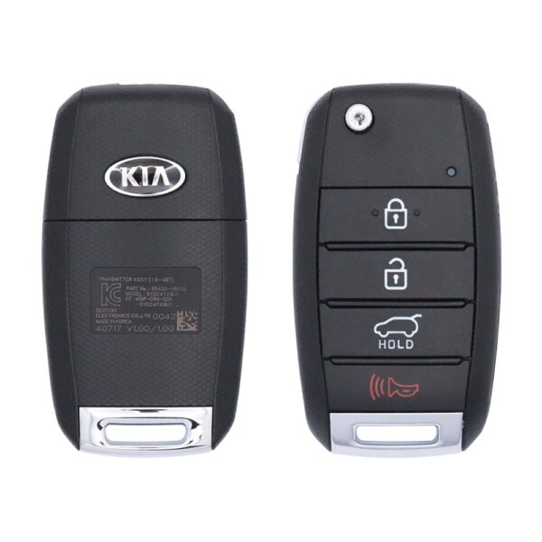 2017 Genuine KIA Stonic Flip Key Remote 4 Button 433MHz 95430-H8500 USED