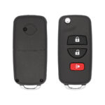 2002-2016 Nissan Infiniti Flip Key Remote Shell Cover 3 Buttons NSN14 Modified (1)
